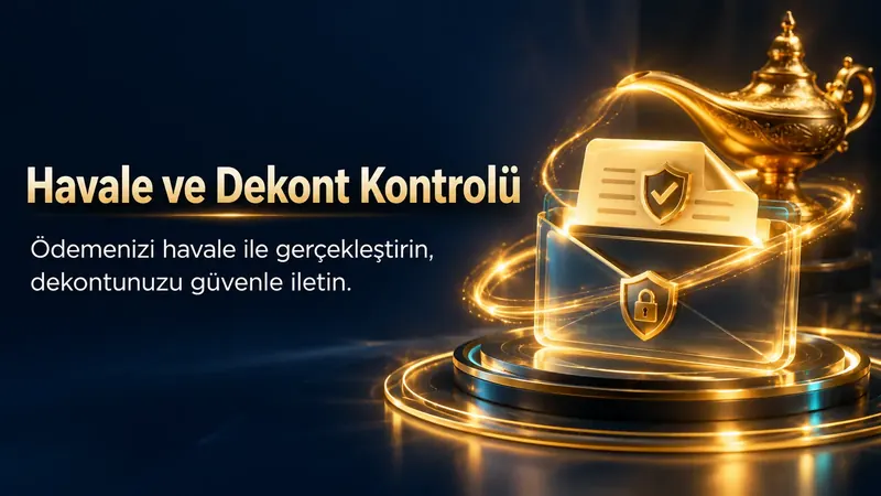 Dekont Kontrolü